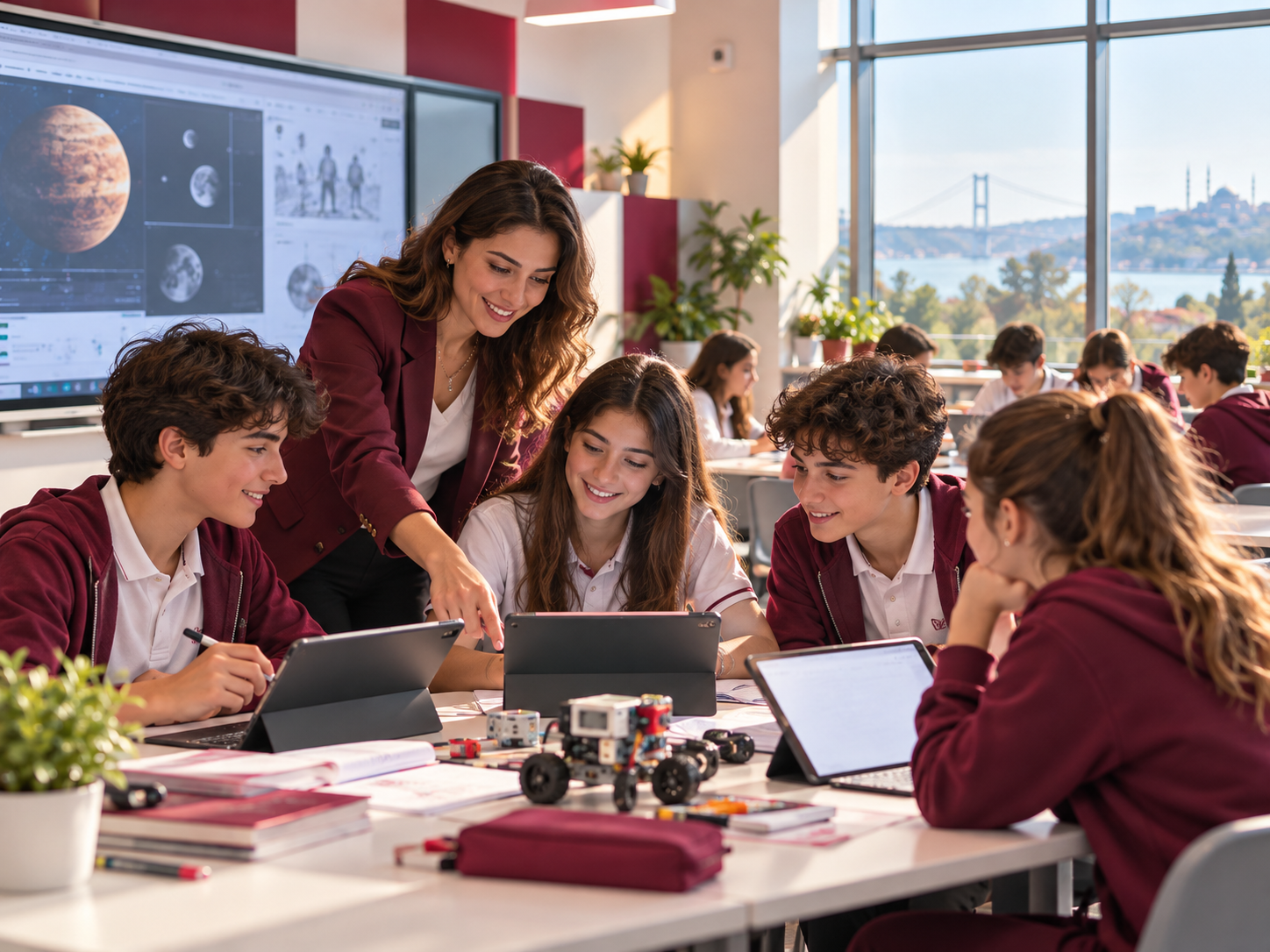 Akıllı tahta ve tabletlerle modern eğitim